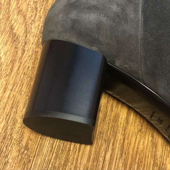 Rag & Bone Gray Black Drea Suede Ankle Boot Size 9.5 (39.5) - Picture 10 of 14